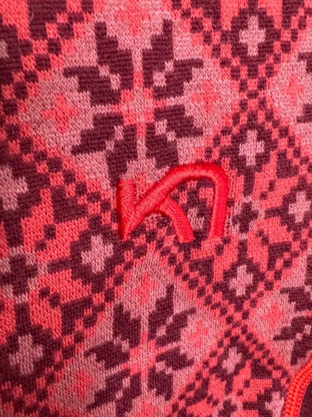 Kari Traa Rose Base Layer Set - 100% Merino Wool - Rouge Red. XS - Picture 4 of 15